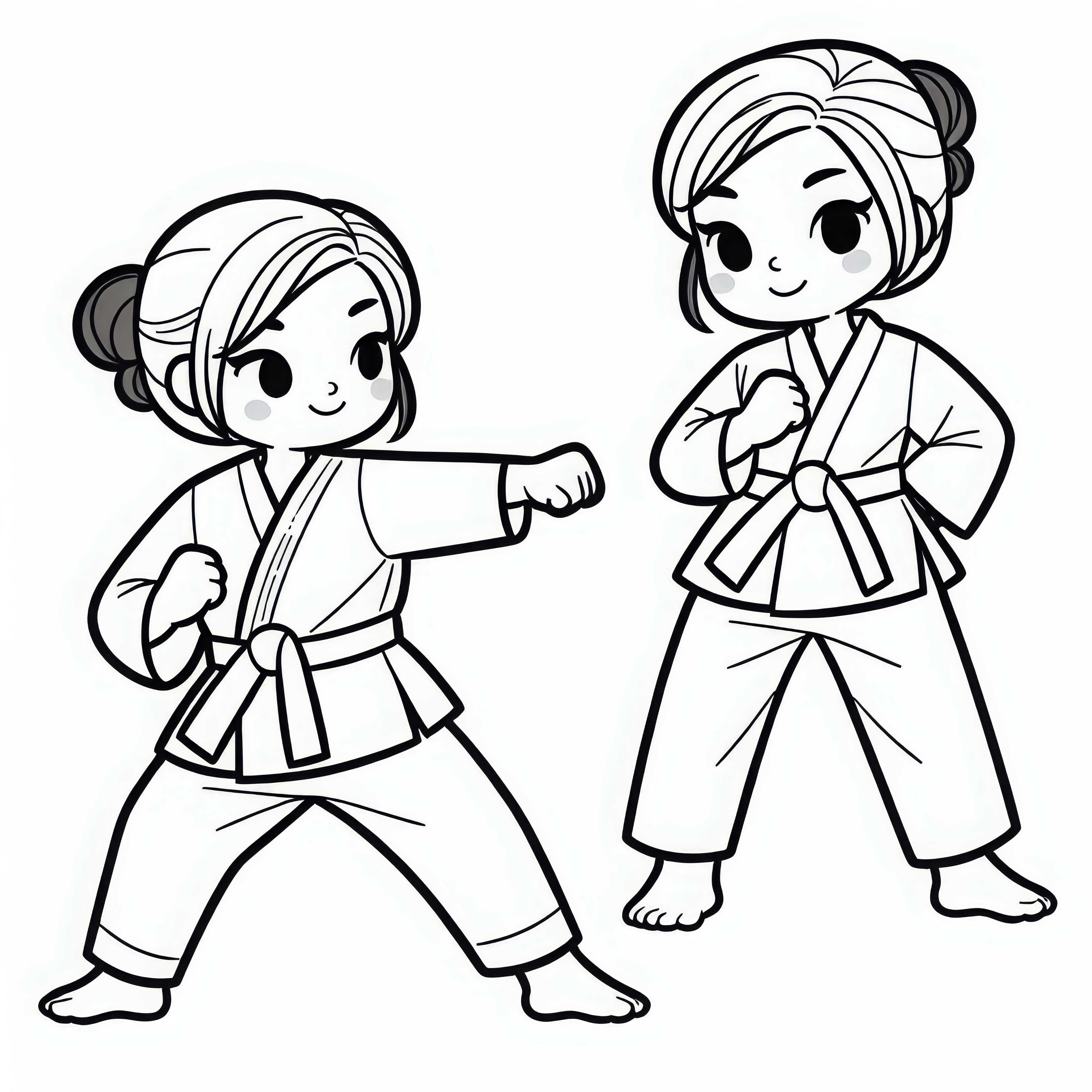 무료 카라테 트레이너 색칠하기 이미? 무료의 색칠 공책, 카라테 코치 이미?