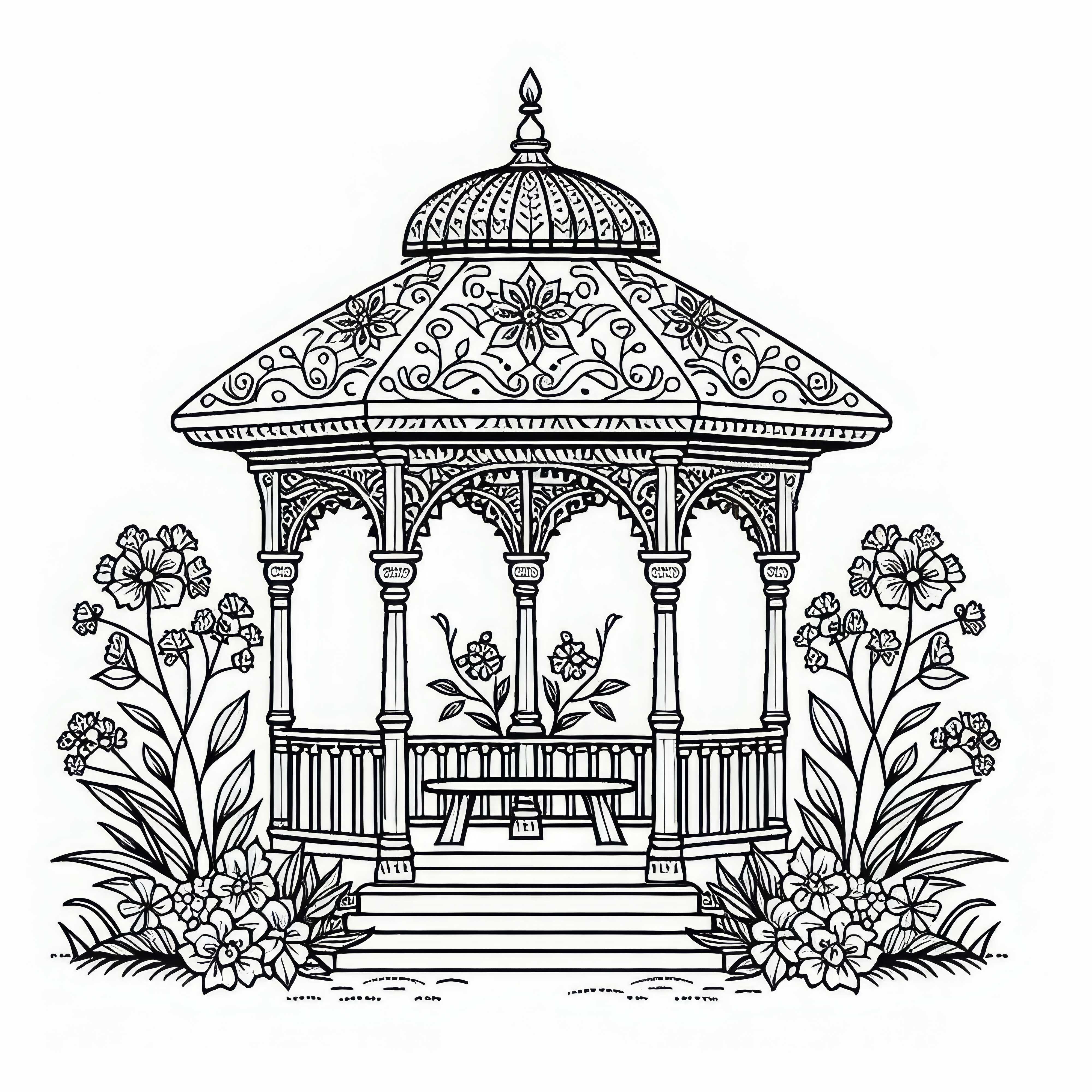 Pavilion Coloring Template Free - Free Coloring Page Pavilion Coloring Template Free - Free Coloring Page