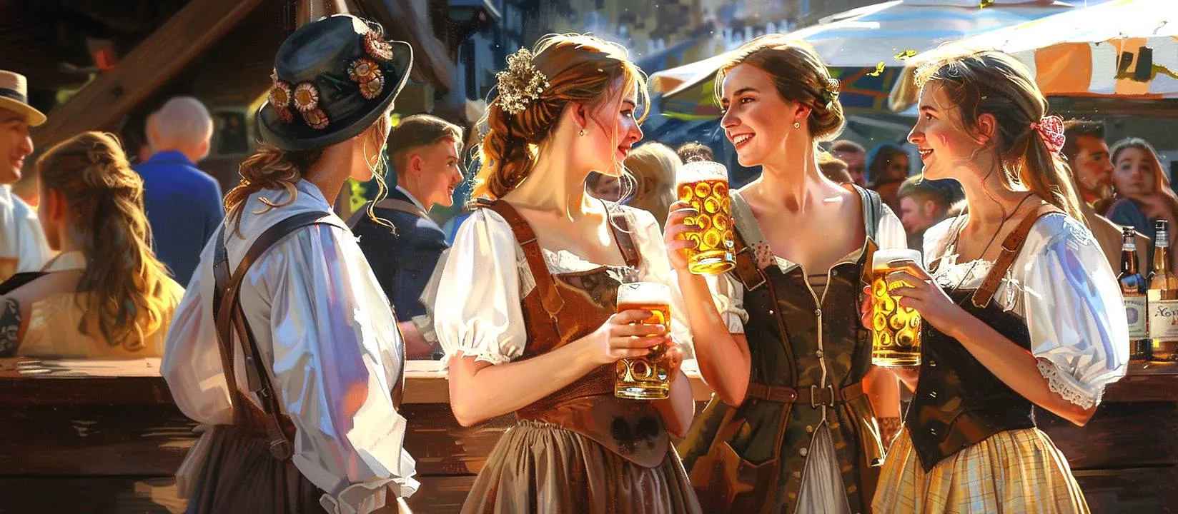 Modèle d'affiche pour l'Oktoberfest