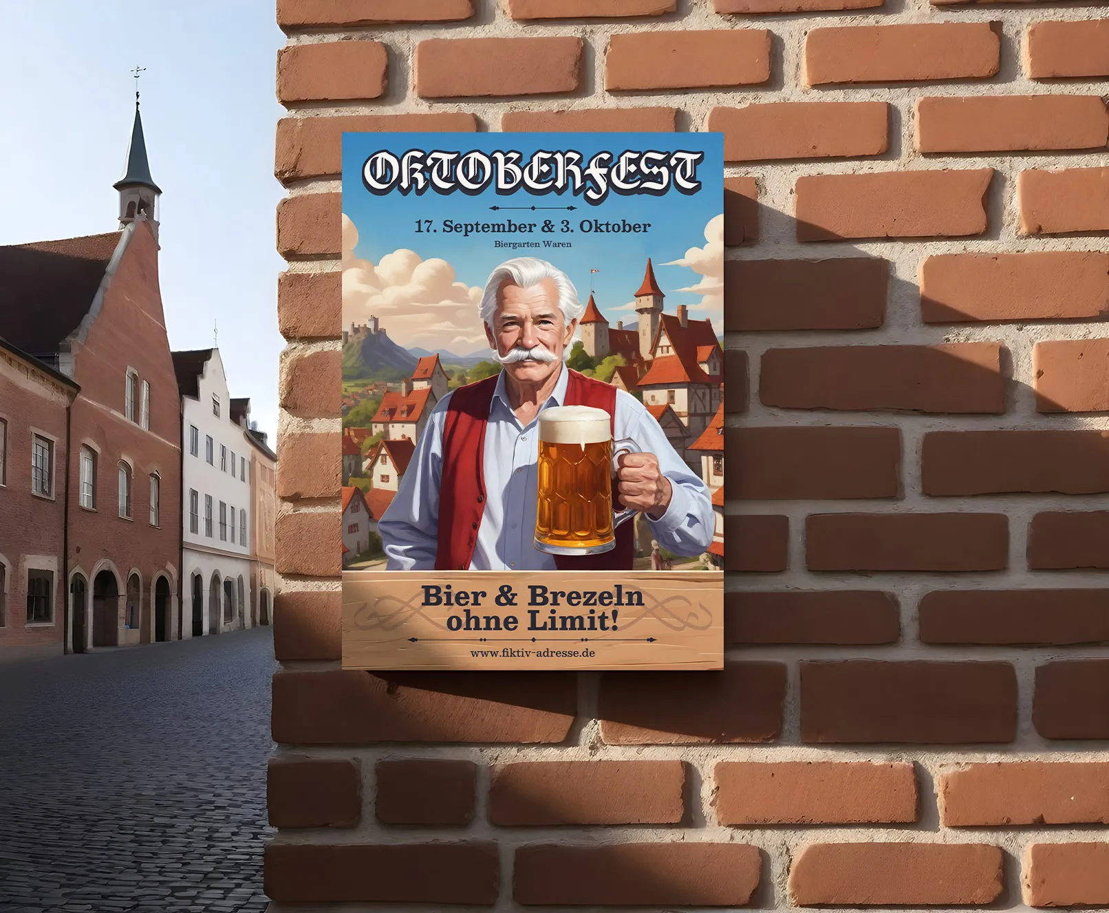 Modèle d'affiche pour l'Oktoberfest 5