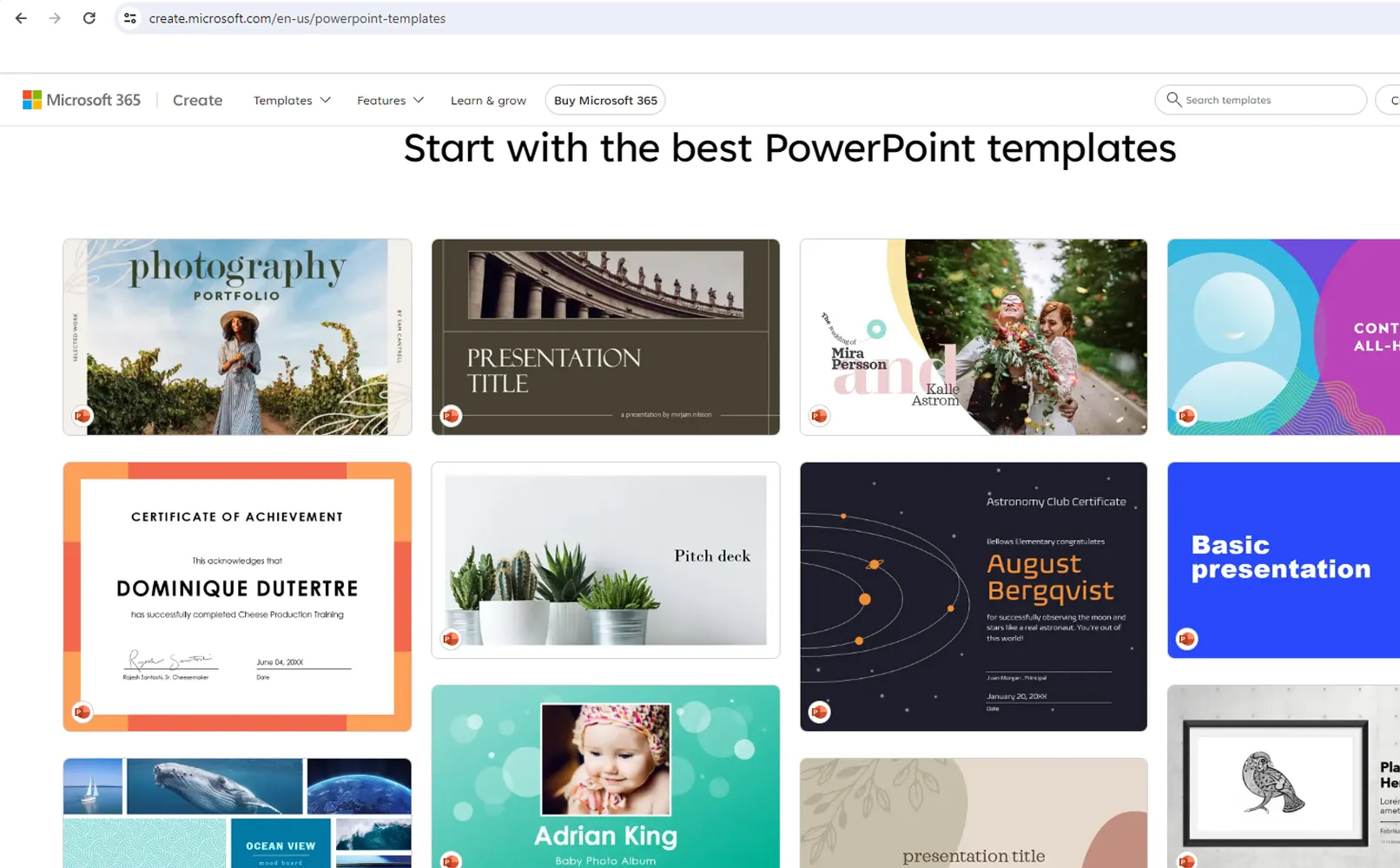 Шаблоны презентаций PowerPoint