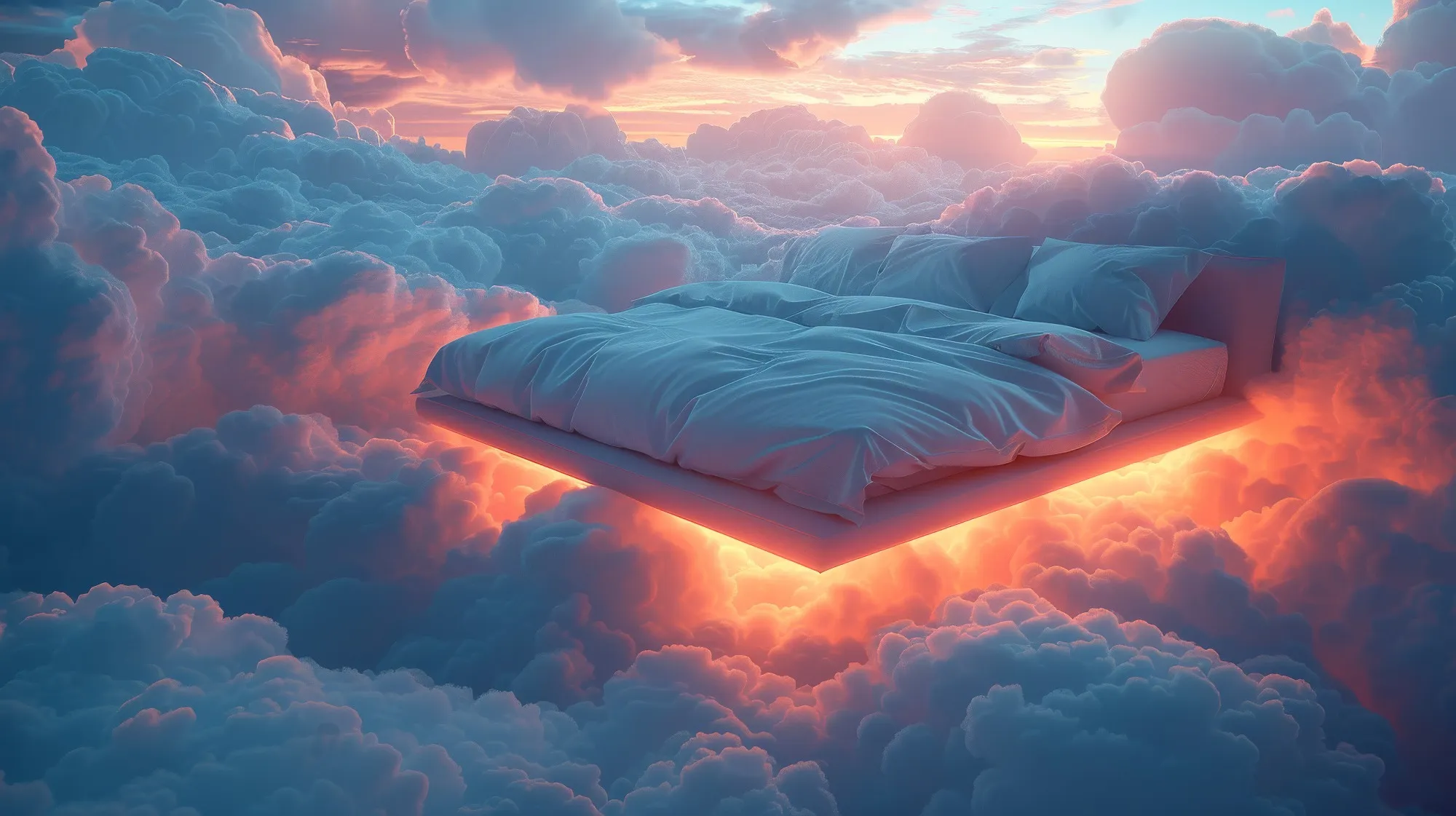 Good night Greetings Cloudbed