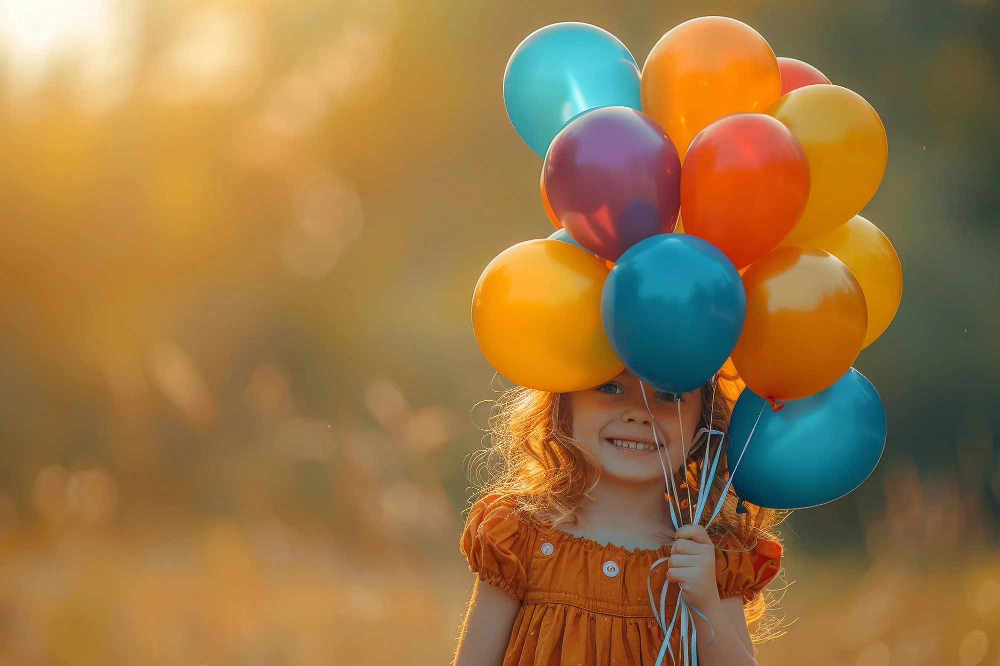 God bedring: Top bedring ønsker - Barn med balloner