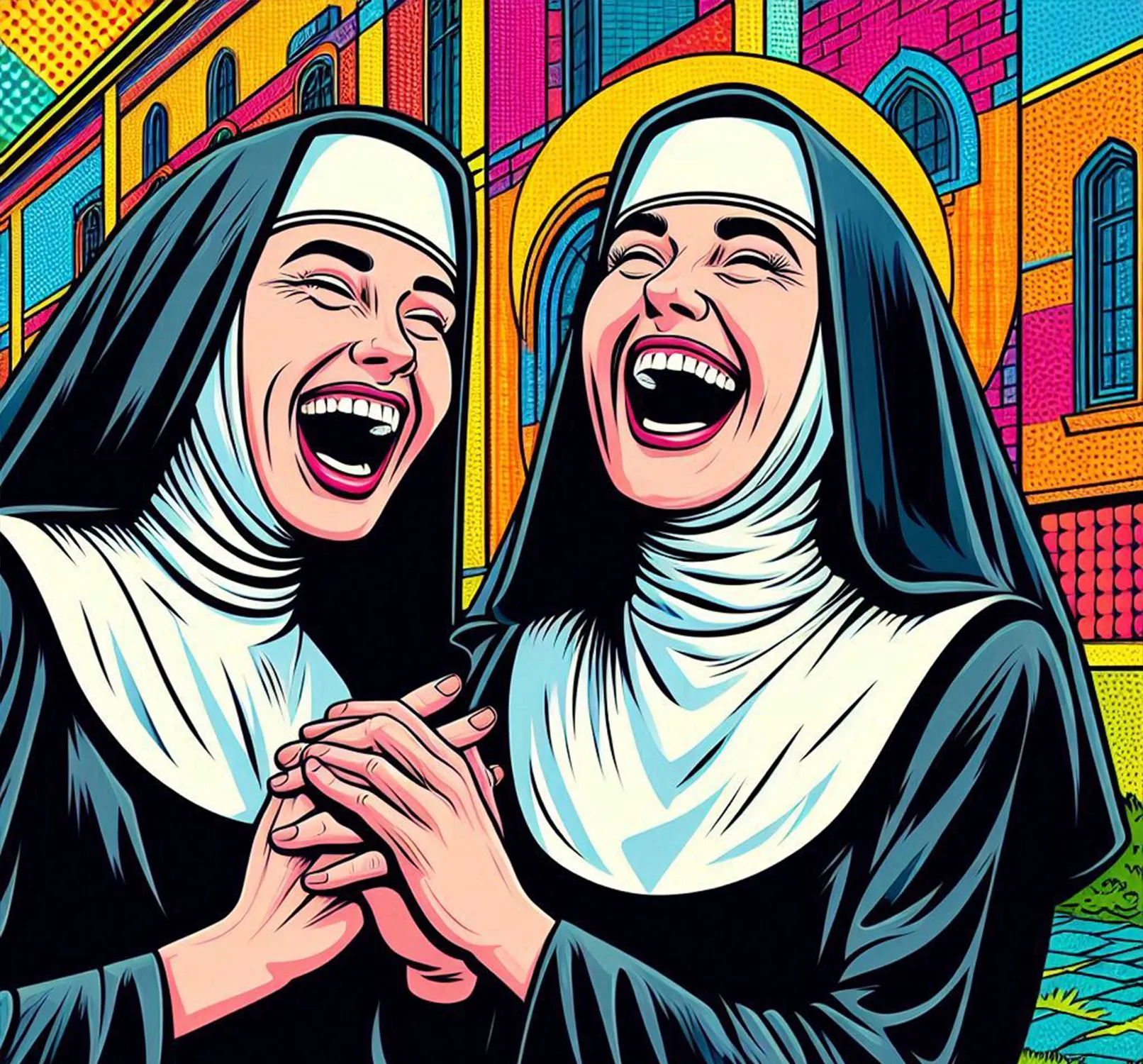 Jokes about priests and nuns.