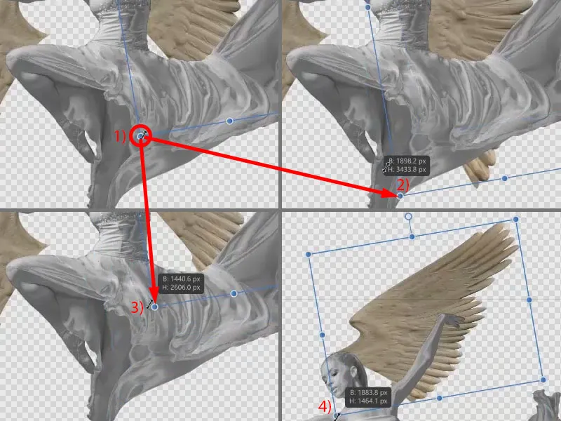 Affinity Photo : Transformer les motifs de manière proportionnelle et non proportionnelle