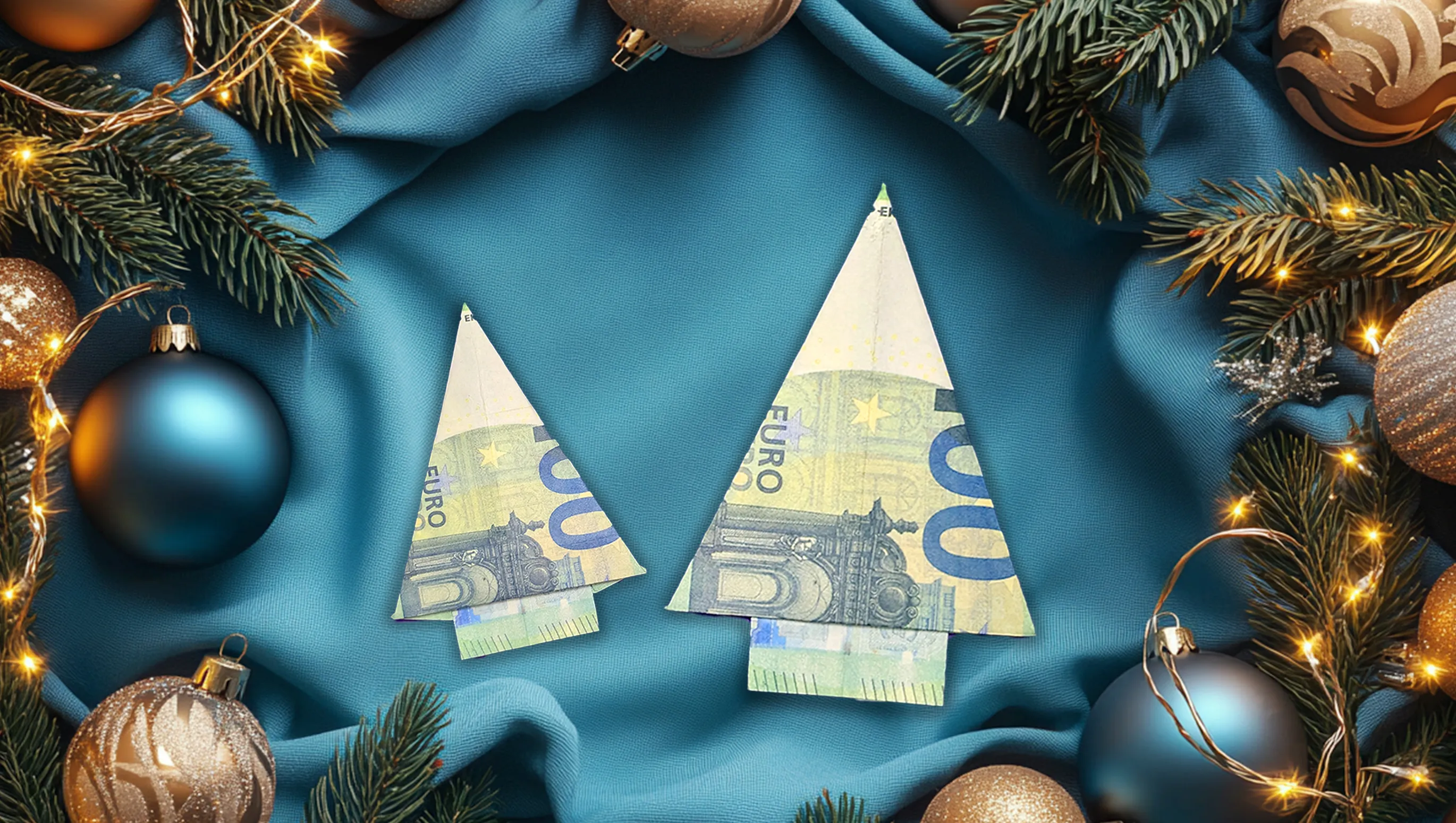 Plier un billet de banque pour Noël : Nos 3 meilleures instructions