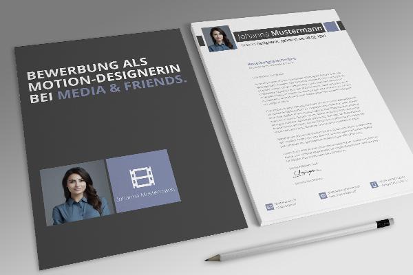 Application template Motion Designer in Blue Purple