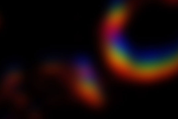 Overlays for rainbow-colored prismatic flares (version 2)