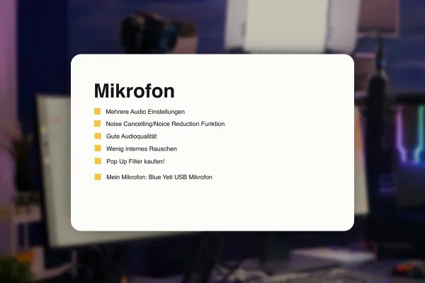 Livestreaming tutorial: 4.3 | Microphones and settings
