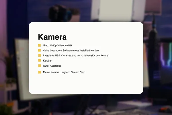 Livestreaming tutorial: 4.2 | Choosing the right camera