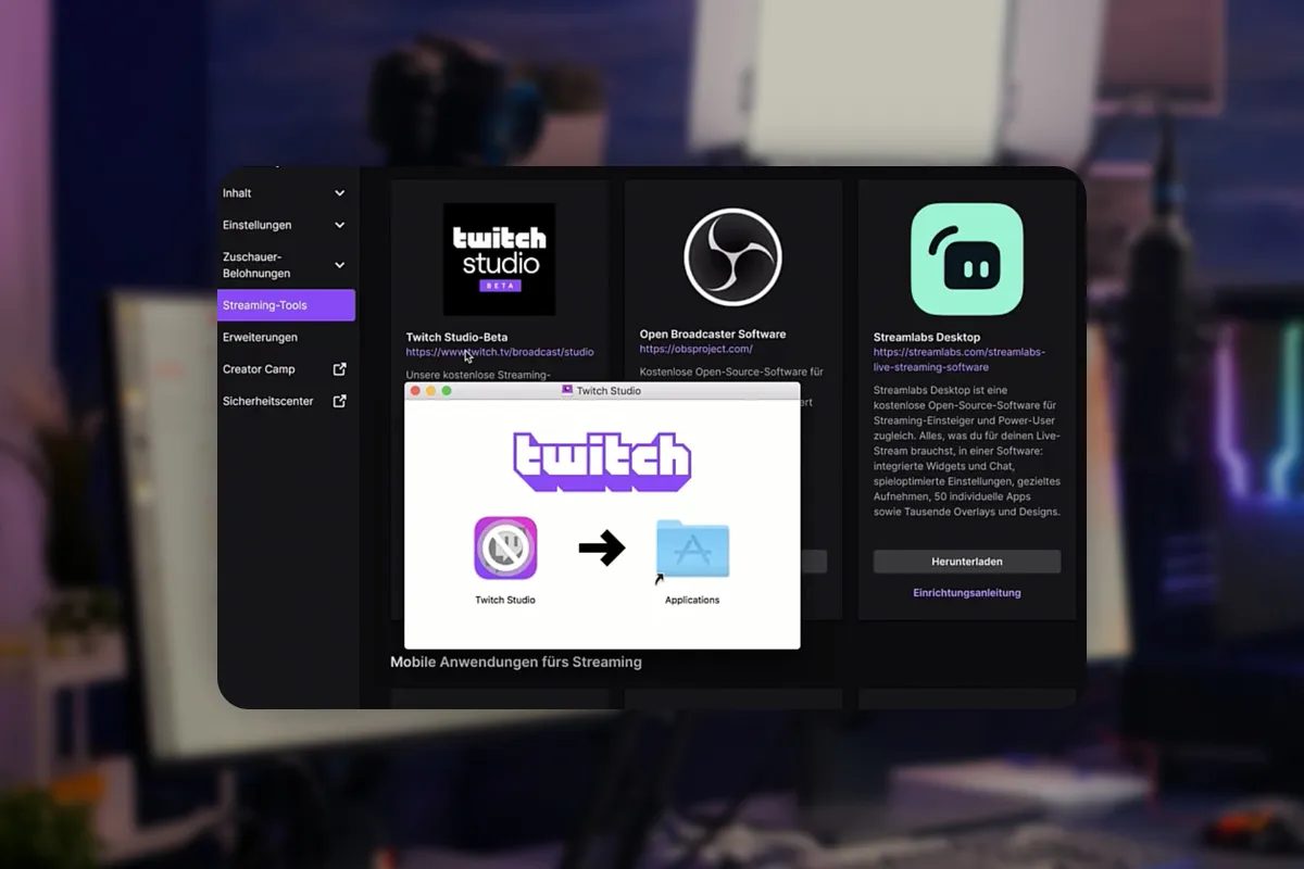 Tutorial Livestreaming: 5.1 | Unduh Twitch Studio