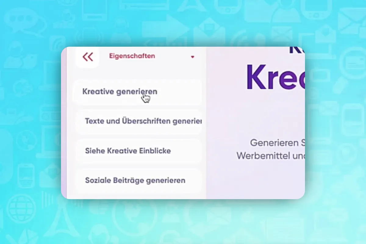 KI für Bilder: 06 | AdCreative – Werbung schalten? Dann unbedingt dieses Tool!