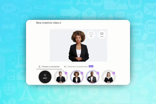 AI for video: 1.3 | D-id - digital humans, text-to-video