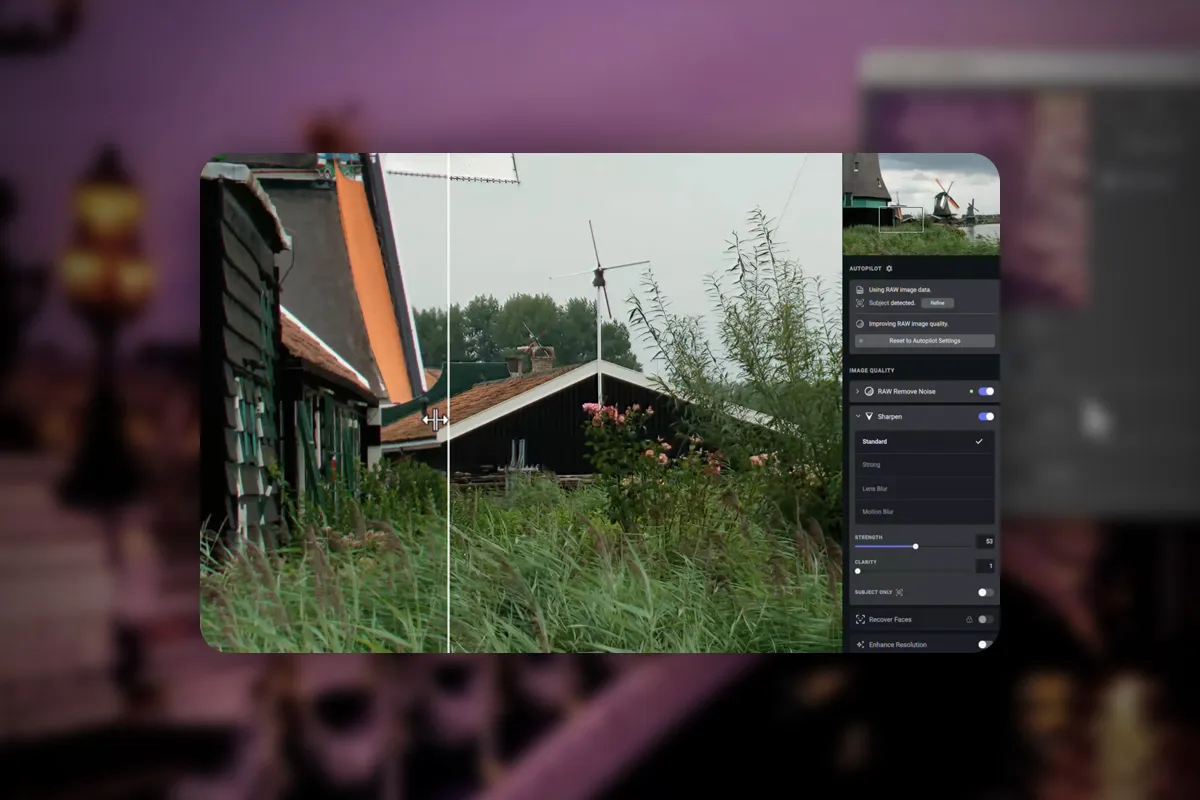 Sharpen photos with and without AI with just a few clicks: 03 | Topaz Photo AI - my absolute favorite