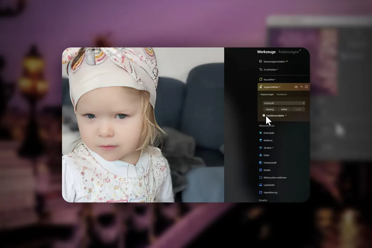 Bilder schärfen mit & ohne KI: 04 | Luminar Neo im Test