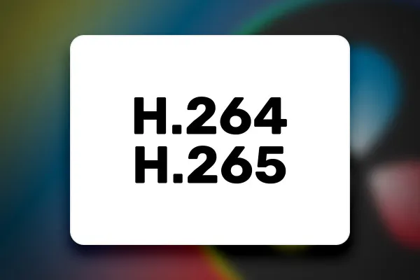 DaVinci Resolve : 8.1 | Codec H.264 et H.265