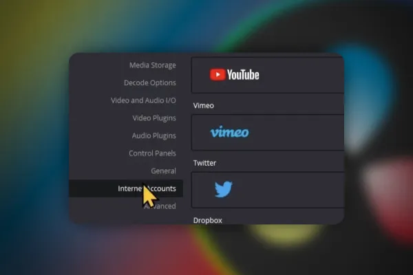 DaVinci Resolve : 9,6 | Téléchargement échoué sur YouTube