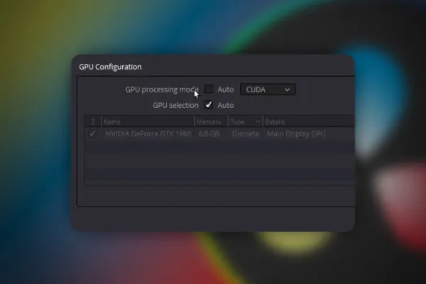 DaVinci Resolve: 9.11 | Fehler beheben: GPU Memory is full