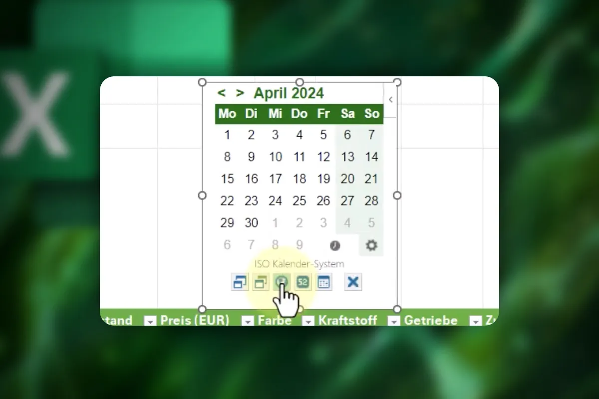 Conseils Excel : 30 | Utiliser un calendrier pour saisir les dates