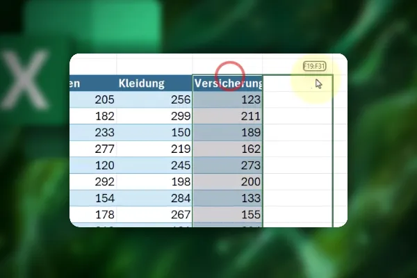 Съвети за Excel: 38 | Бързо преместване на таблица или отделни колони.