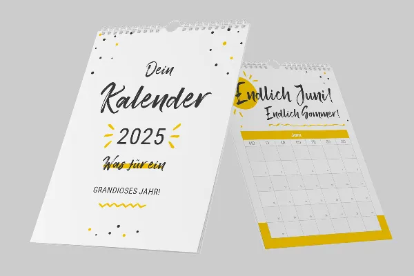 Kalender-Vorlage 2025: Wandkalender