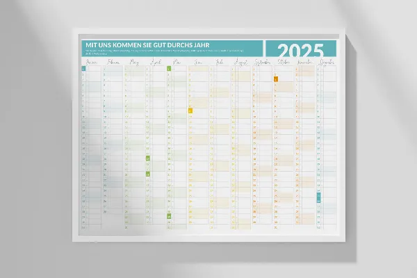 Yearly calendar 2025 for printing: 03 | Yearly planner