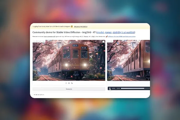 Vytvoření videí s umělou inteligencí: 3.2 | Stabilní video difúze - nejjednodušší nástroj pro videa s umělou inteligencí