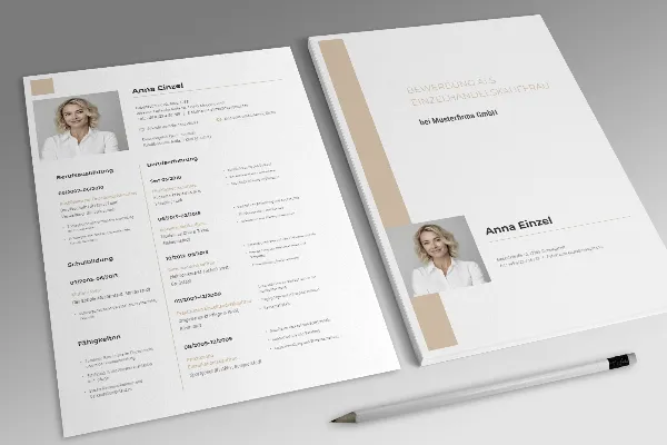 Retail salesman, retail saleswoman job application template in beige. 