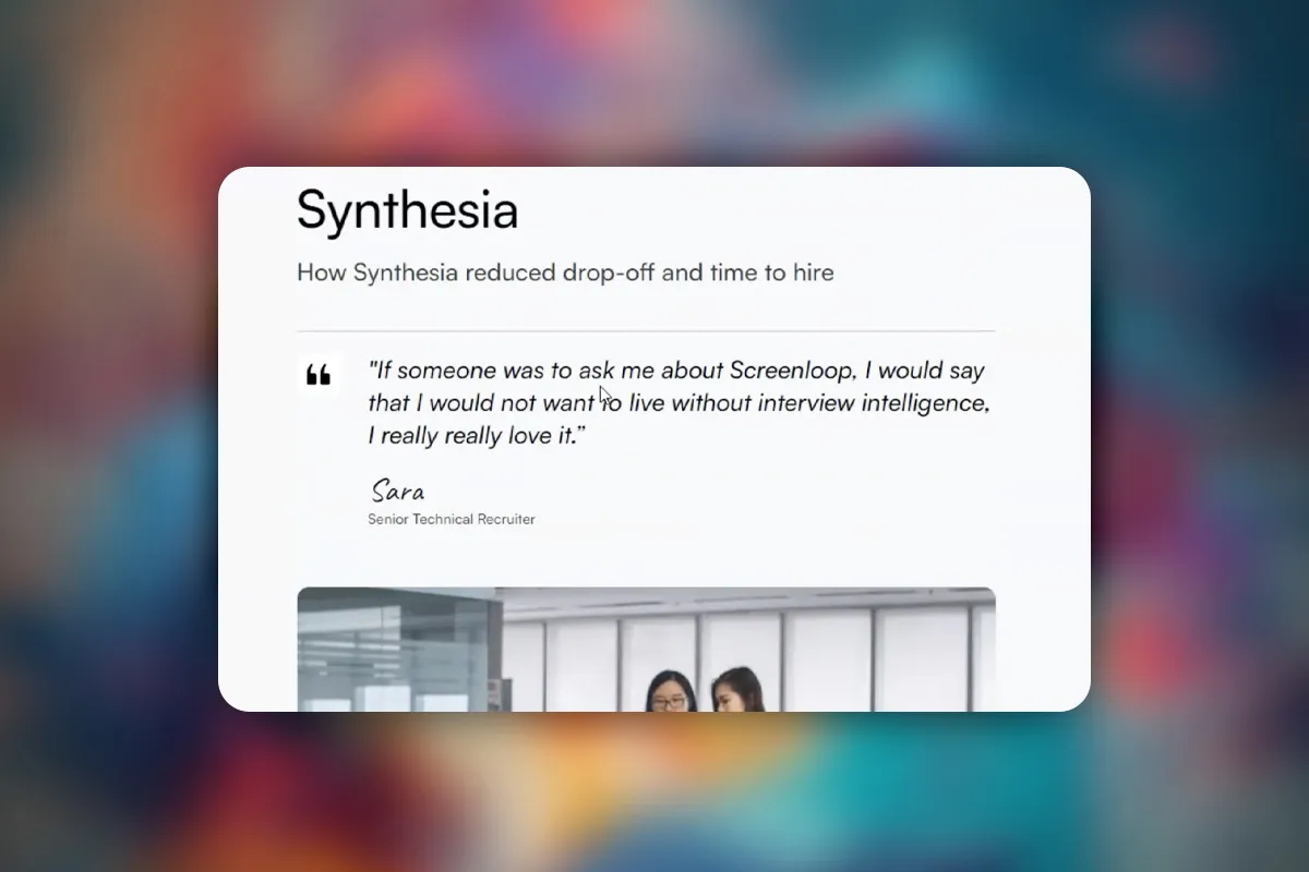 Création de vidéos AI : 7.3 | La symbiose de Screenloop et Synthesia