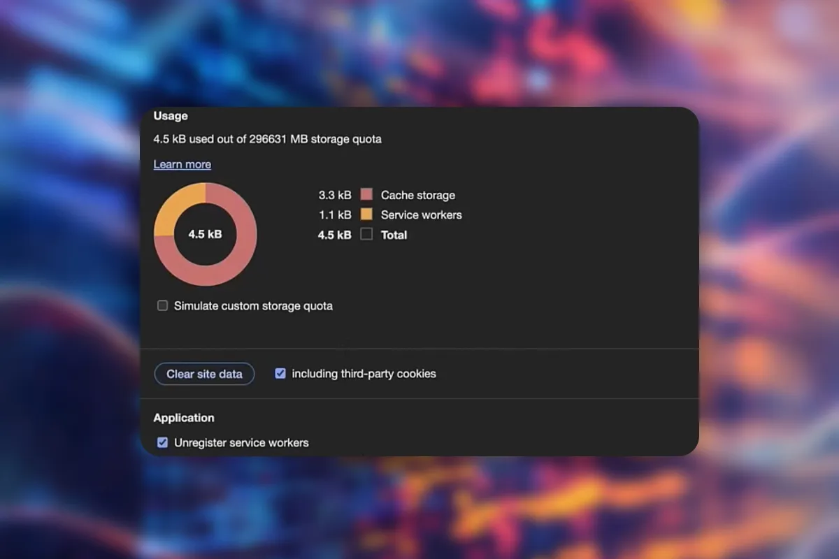 Chrome Developer Tools: 6.3 | Inspect web app resources using the Application tab