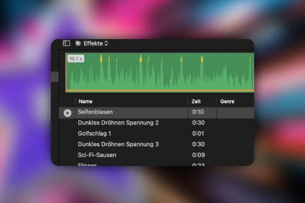 Tutoriel iMovie : 2.4 | Étape 2 : Audio & Vidéo