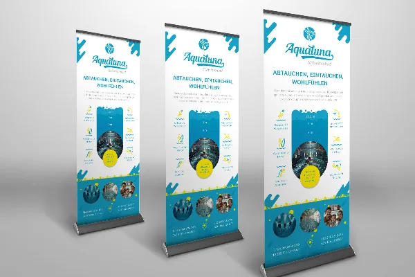 Modello di design per un roll-up appariscente (Vol. 2) - Versione 4