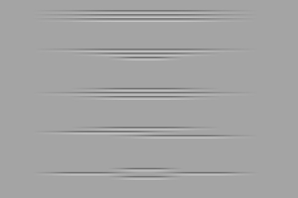 Illustrative closing and dividing lines in vector quality: multiple lines
