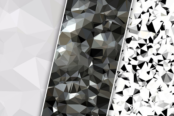 Polygonal textures and backgrounds - Version 4: gray