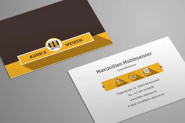 Design-Vorlagen für Visitenkarten – Version 5