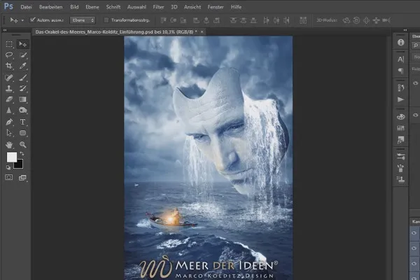 Composing Photoshop - L'oracle de la mer - Partie 01 : Introduction, Composition d'image, Objectif