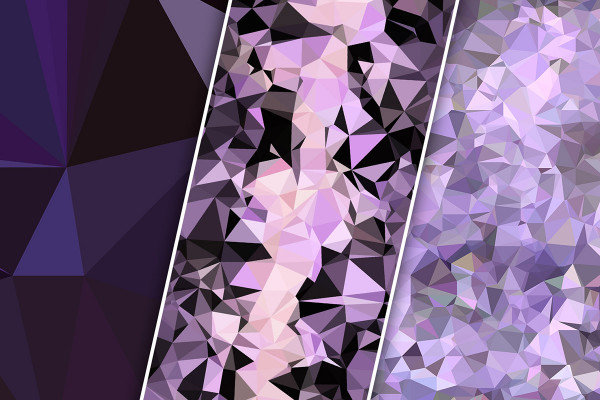 Polygonal textures and backgrounds - Version 6: purple