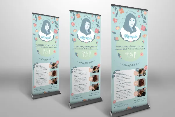 Modello di design per un roll-up appariscente (Vol. 2) - Versione 7