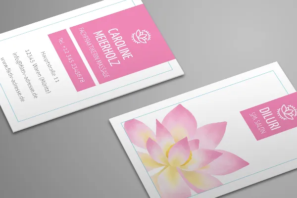 Plantillas de diseño para tarjetas de visita - Versión 8