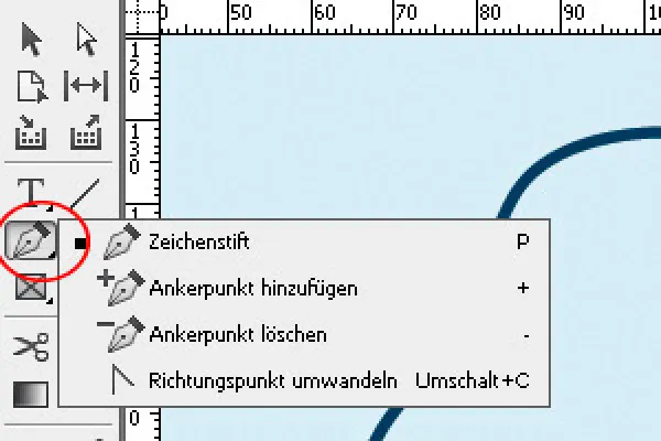 Pfad-Werkzeuge in InDesign