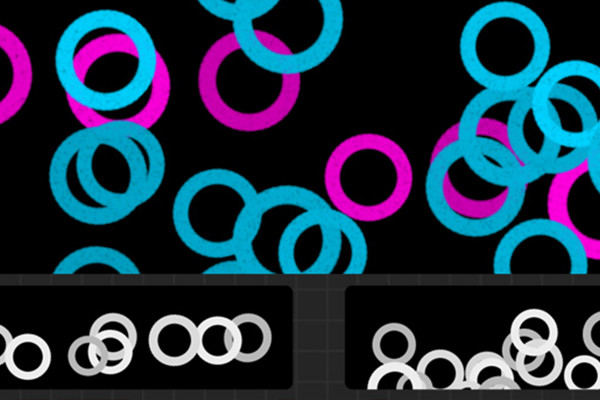 Confetti brushes for Procreate: Rings