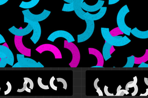 Confetti brushes for Procreate: bow