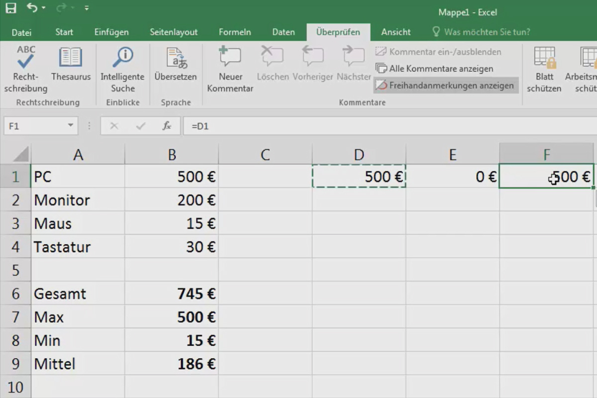 Excel Grundlagen Einf Hrung F R Anf Nger