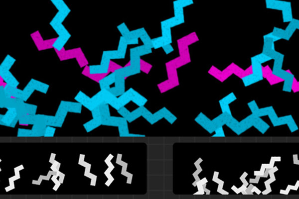 Confetti brushes for Procreate: jagged lines