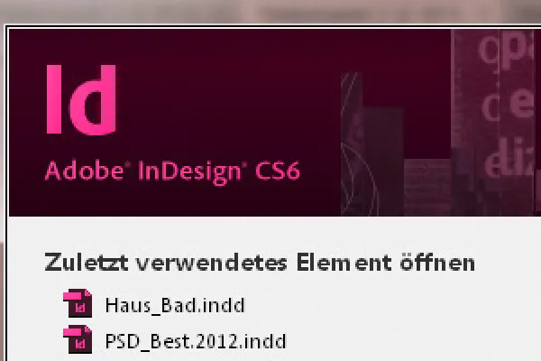 Einstieg in InDesign