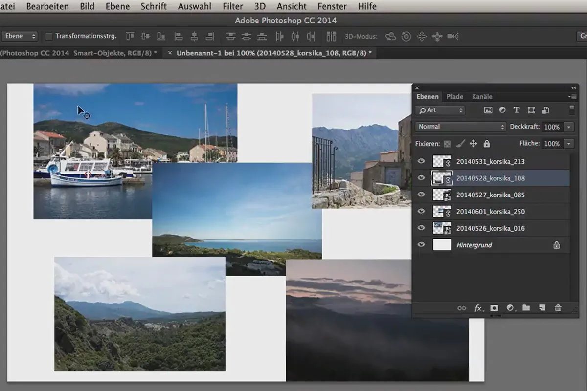 Nytt i Creative Cloud: Photoshop CC 2014 (juni 2014) - 03 Smartobjektbehandling.