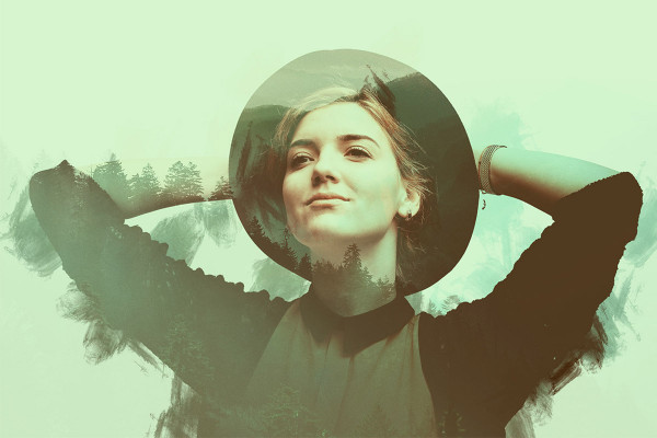 Photoshop action "Double exposure