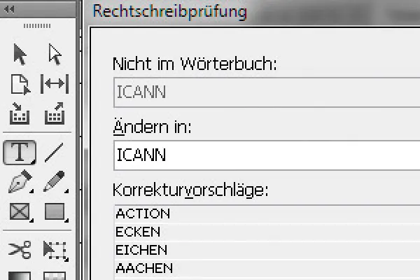 Rechtschreibprüfung und 'Suchen und Ersetzen' in InDesign