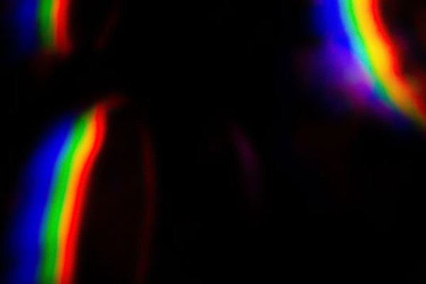 Overlays for rainbow-colored prismatic flares (version 1)