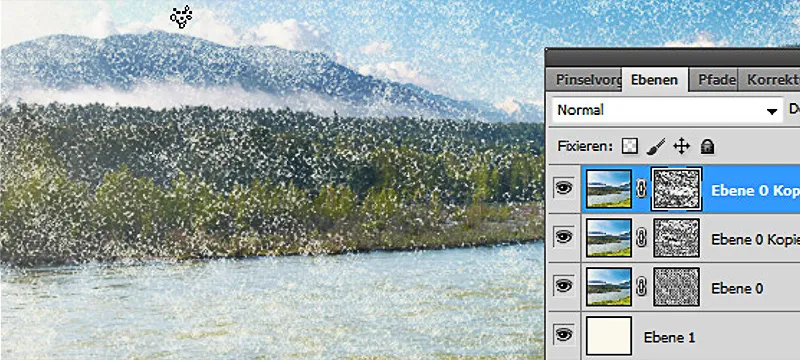 Pointillism - digital painting effects in pointillist style